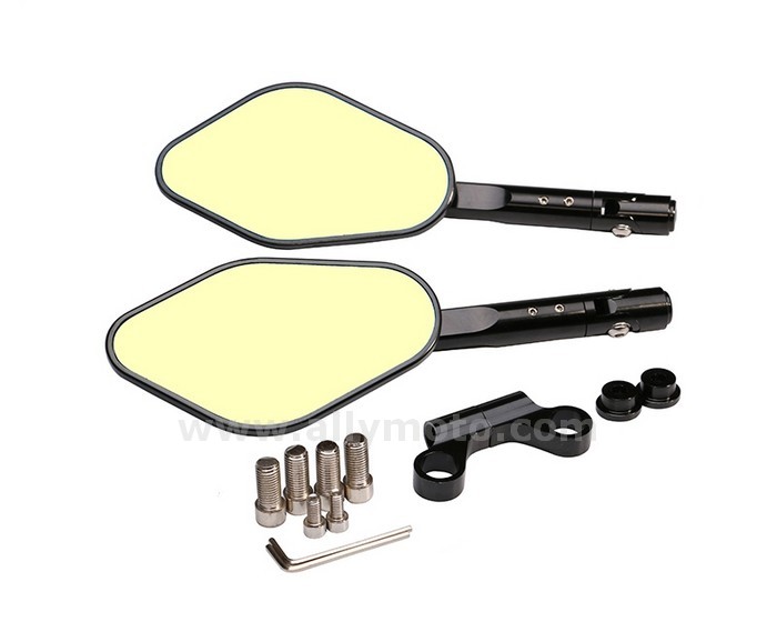 88 Aluminum Cnc Rearview Side Mirror Honda Kawasaki Bmw Ducati Street Fighter